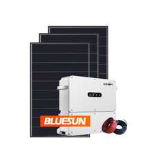 Bluesun 40 kw 50kw solar power system tuv grid solar system without battery